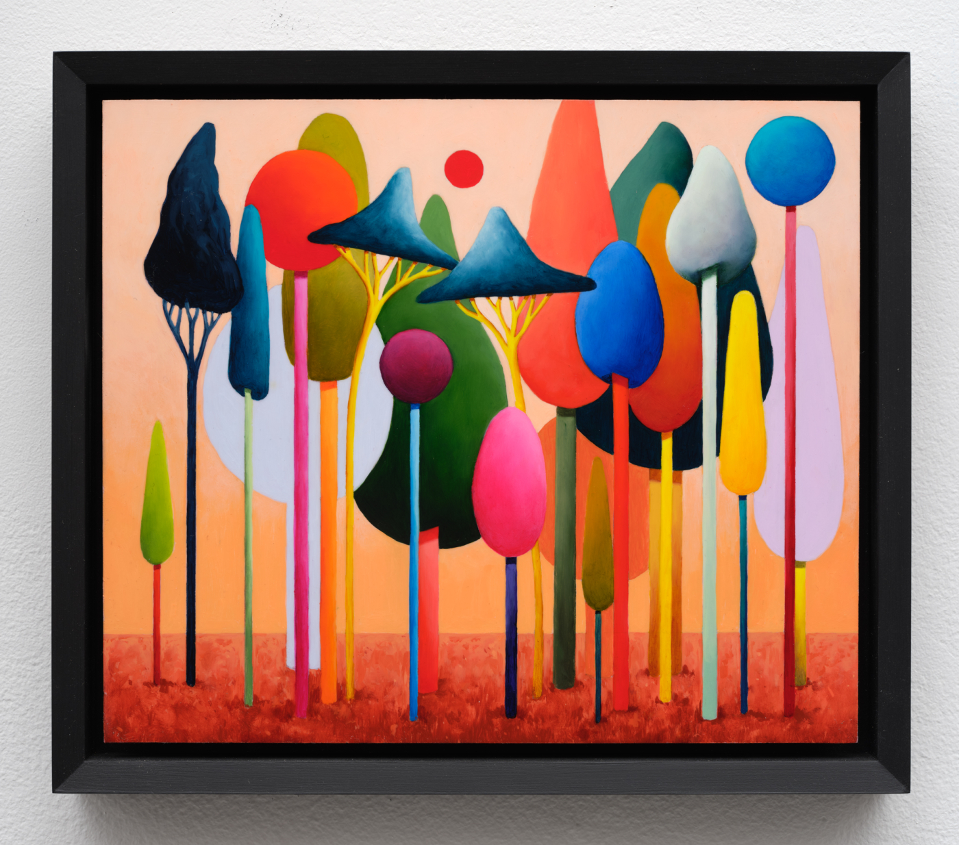 Landscape (Copper Version), 2025. Oil on copper, 7 5/8 x 9 in. (19.40 x 22.90 cm), 8¾ x 10⅛ in. (22.23 x 25.72 cm) framed