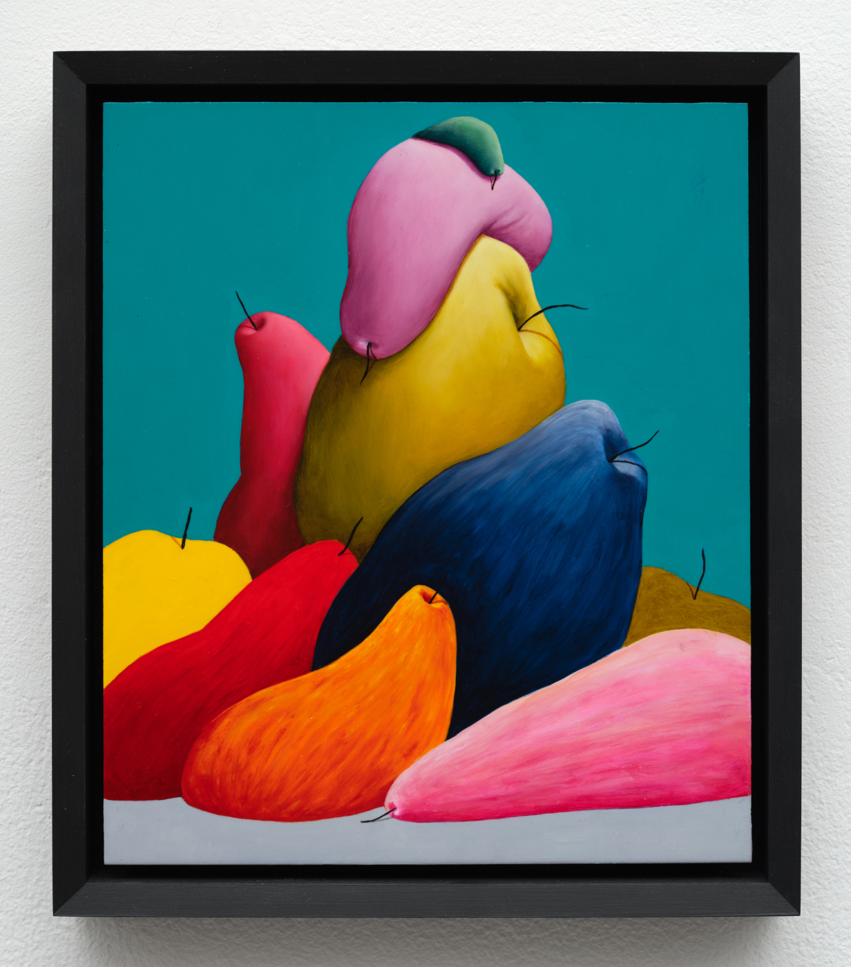 Still Life (Copper Version), 2025. Oil on copper, 9 x 7 5/8 in. (22.90 x 19.40 cm), 10 1/8 x 8 3/4 in. (25.72 x 22.23 cm) framed