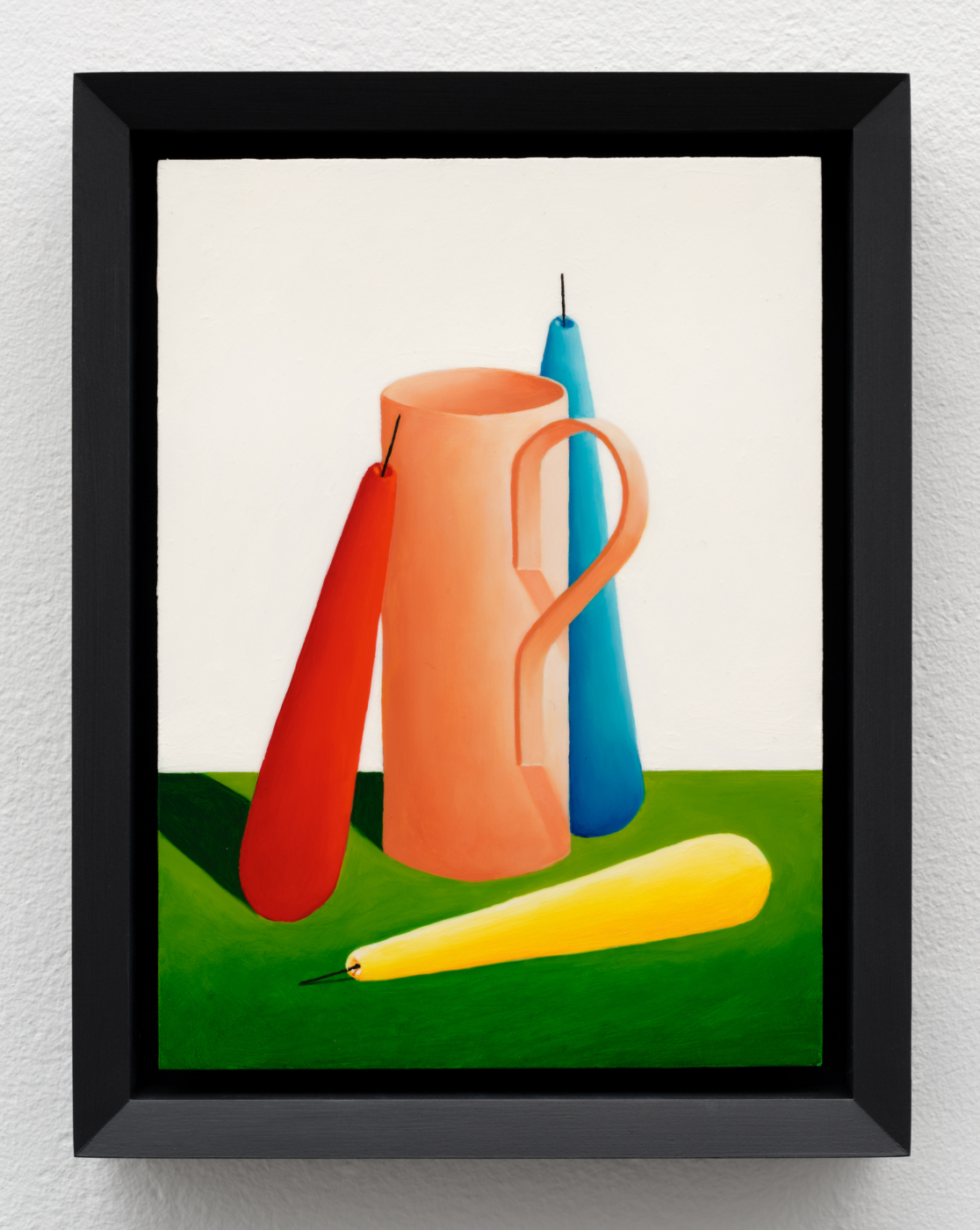 Still Life (Copper Version), 2025. Oil on copper, 6 x 4 3/8 in. (15.20 x 11.10 cm), 7 1/8 x 5 1/2 in. (18.10 x 13.97 cm) framed