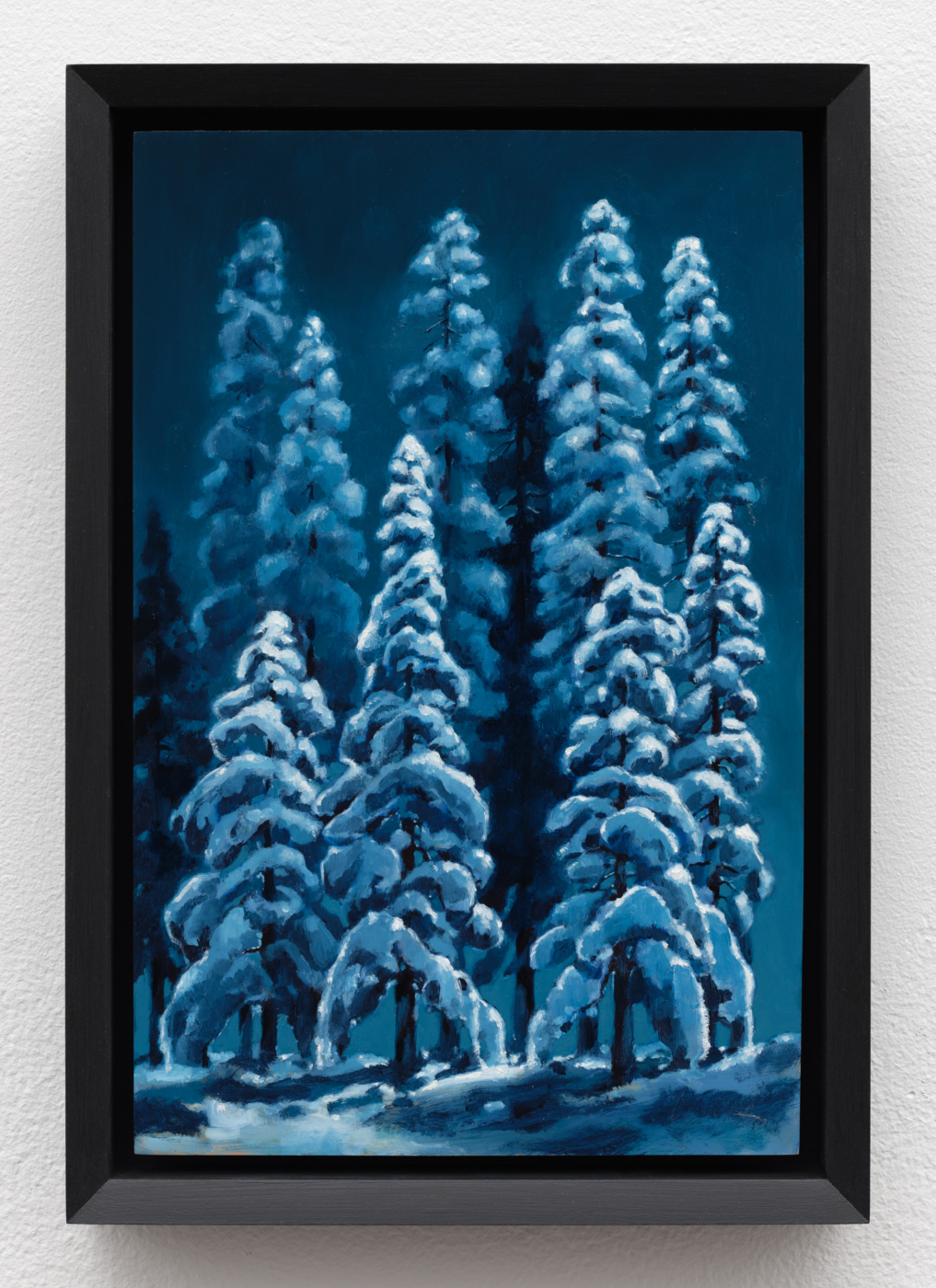 Landscape, 2025. Oil on copper, 9 x 5 7/8 in. (23.00 x 15.00 cm), 10 1/8 x 7 in. (25.72 x 17.78 cm) framed