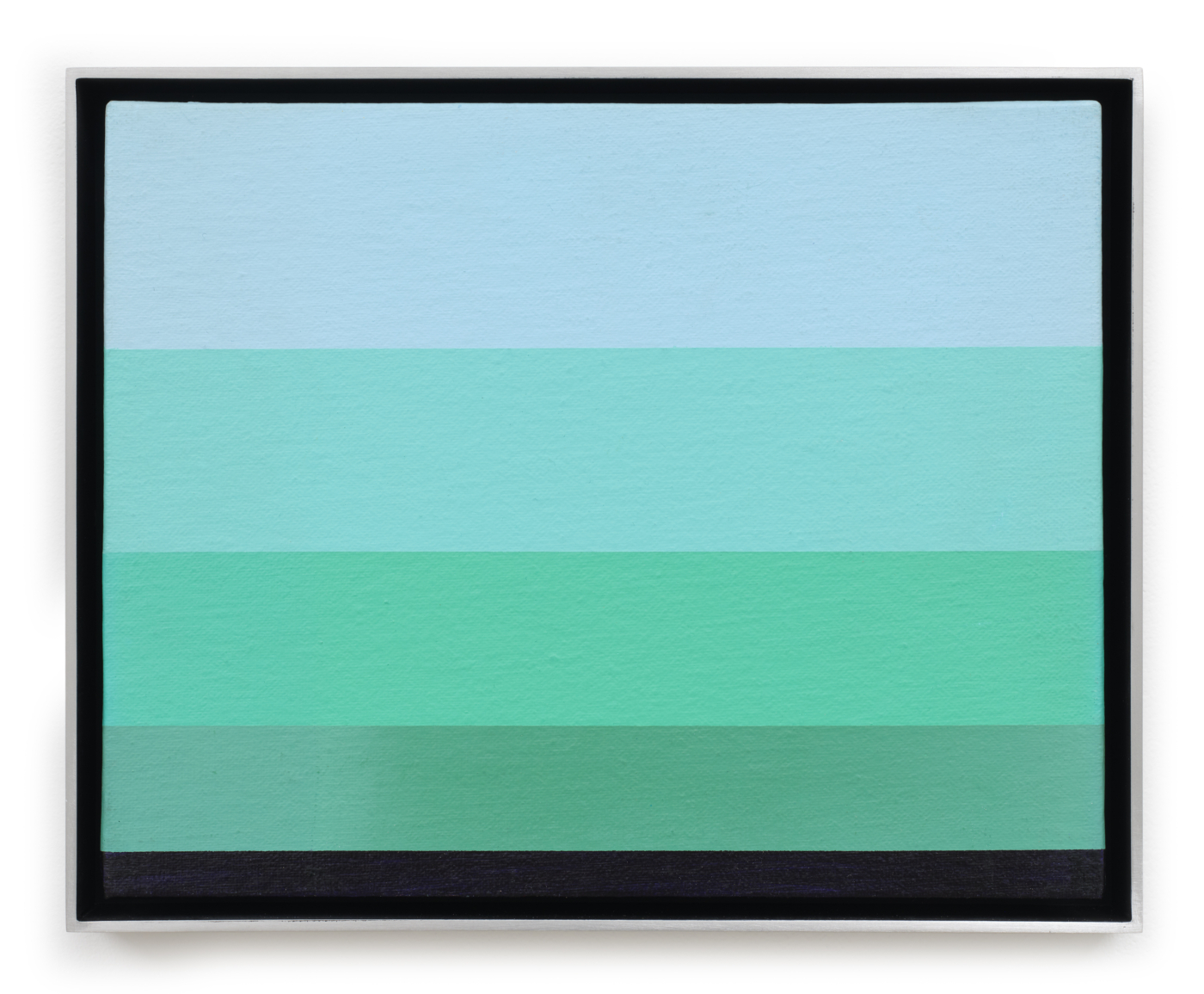 Green One, 1975. Acrylic on canvas board, 7⅞ x 10 in. (20.00 x 25.40 cm), 8 3/4 x 10 3/4 in. (22.23 x 27.30 cm) framed