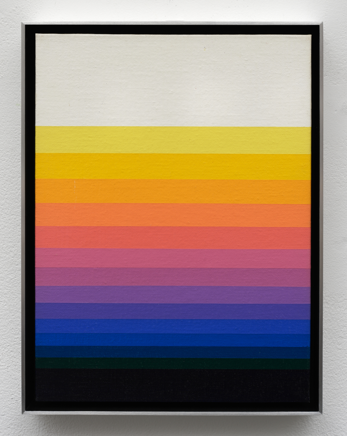 So. Wall, 1976. Acrylic on canvas board, 12 x 9 in. (30.48 x 22.86 cm), 12¾ x 9¾ in. (32.38 x 24.77 cm) framed
