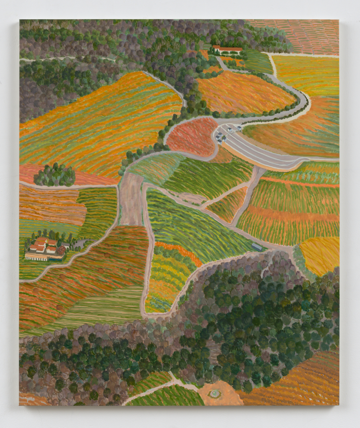 Napa Valley Composite II, 2005. Oil on canvas, 57 1/2 x 47 3/4 in. (146.05 x 121.28 cm)