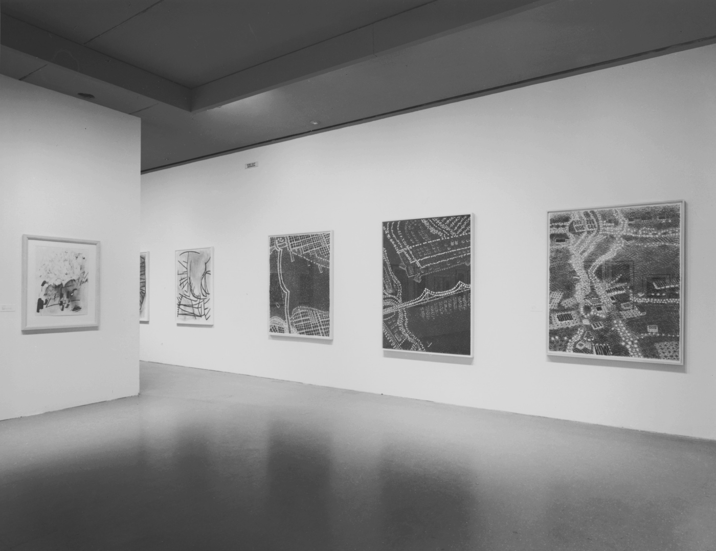 New Work on Paper, installation view, The Museum of Modern Art, New York, 1981. Photograph by Kate Keller.