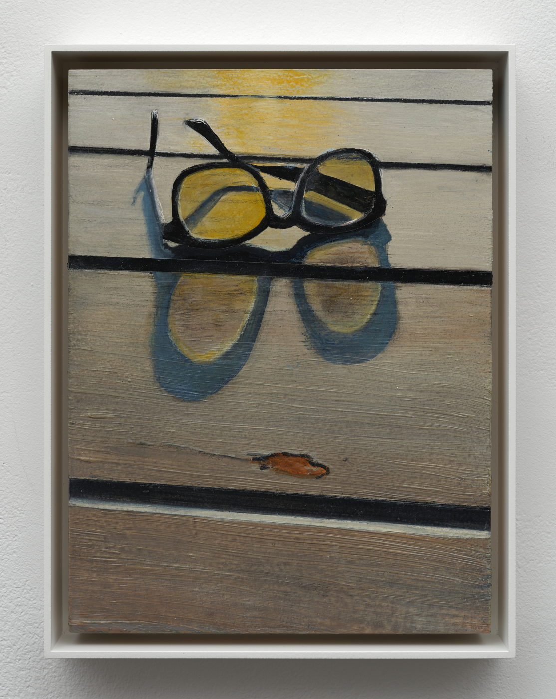 Untitled, 2025. Oil on aluminum panel, 10 x 7½ in. (25.40 x 19.05 cm); 10¾ x 8¼ in. (27.30 x 20.96 cm) framed