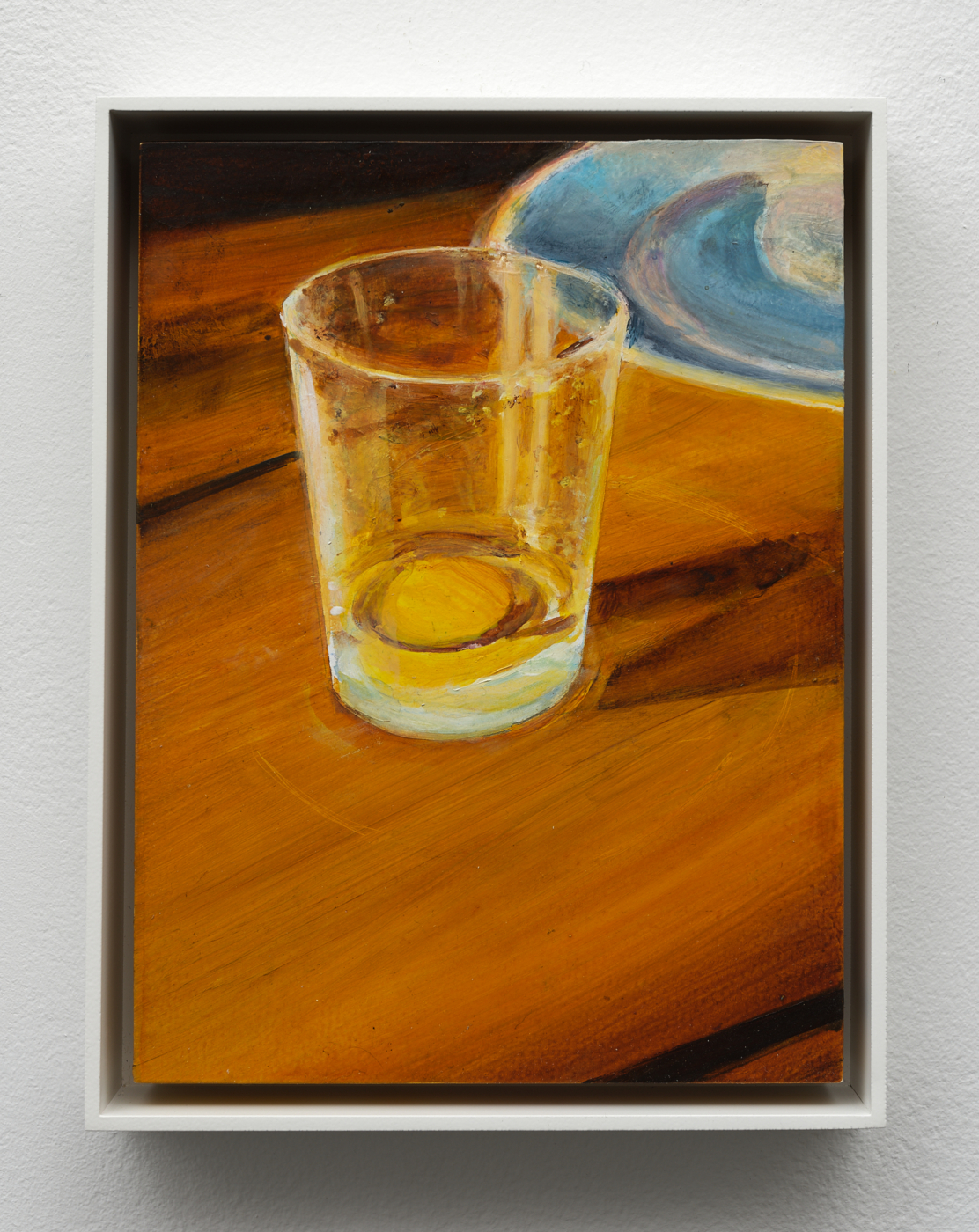Untitled, 2025. Oil on aluminum panel, 8 x 6 in. (20.32 x 15.24 cm); 8¾ x 6¾ in. (22.23 x 17.14 cm) framed