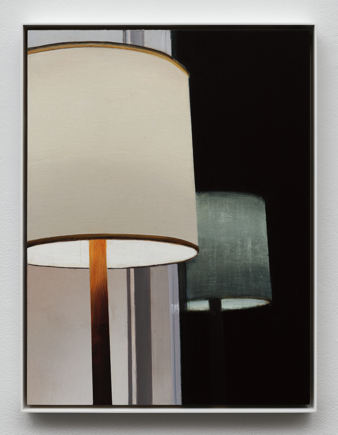 Untitled, 2025. Oil on aluminum panel, 20 x 15⅛ in. (50.80 x 38.43 cm), 20¾ x 15¾ in. (52.70 x 40.01 cm) framed