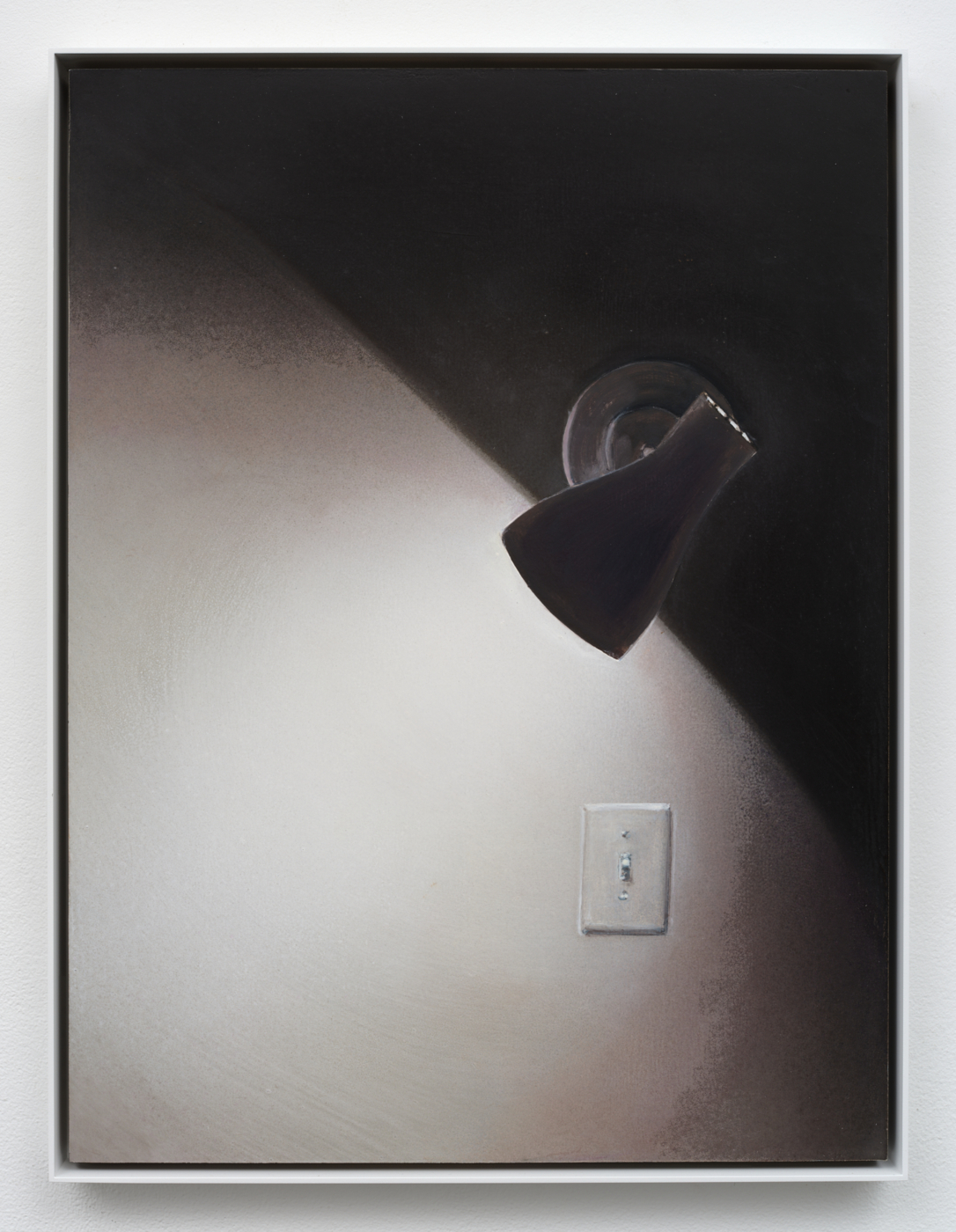 Untitled, 2025. Oil on aluminum panel, 24 x 18 in. (60.96 x 45.72 cm); 24 3/4 x 18 3/4 in. (62.87 x 47.63 cm) framed