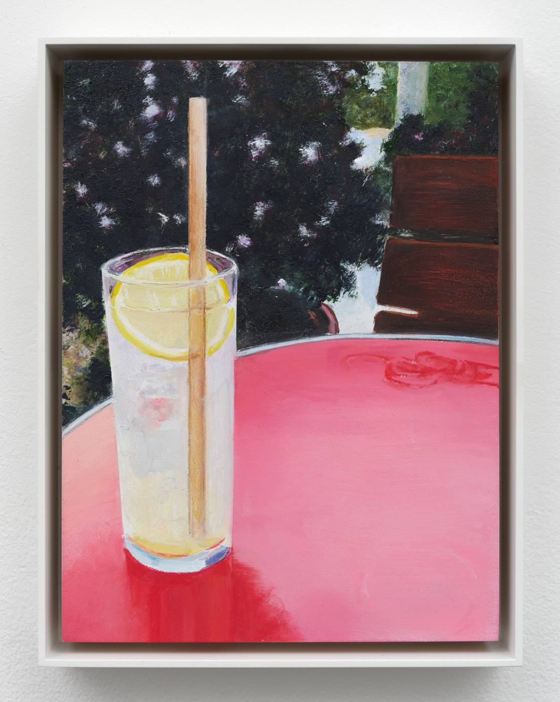Untitled, 2025. Oil on aluminum panel, 10 x 7 ½ in. (25.40 x 19.05 cm); 10 3/4 x 8 1/4 in. (27.30 x 20.95 cm) framed