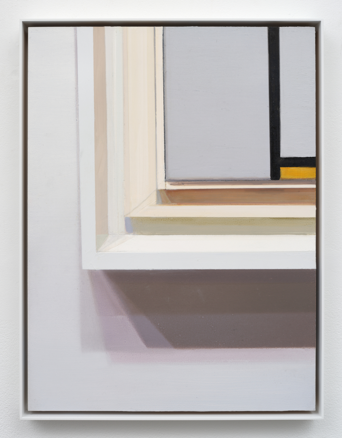 Untitled, 2025. Oil on aluminum panel, 20 x 15 in. (50.80 x 38.10 cm); 20 3/4 x 15 3/4 in. (52.70 x 40.01 cm) framed