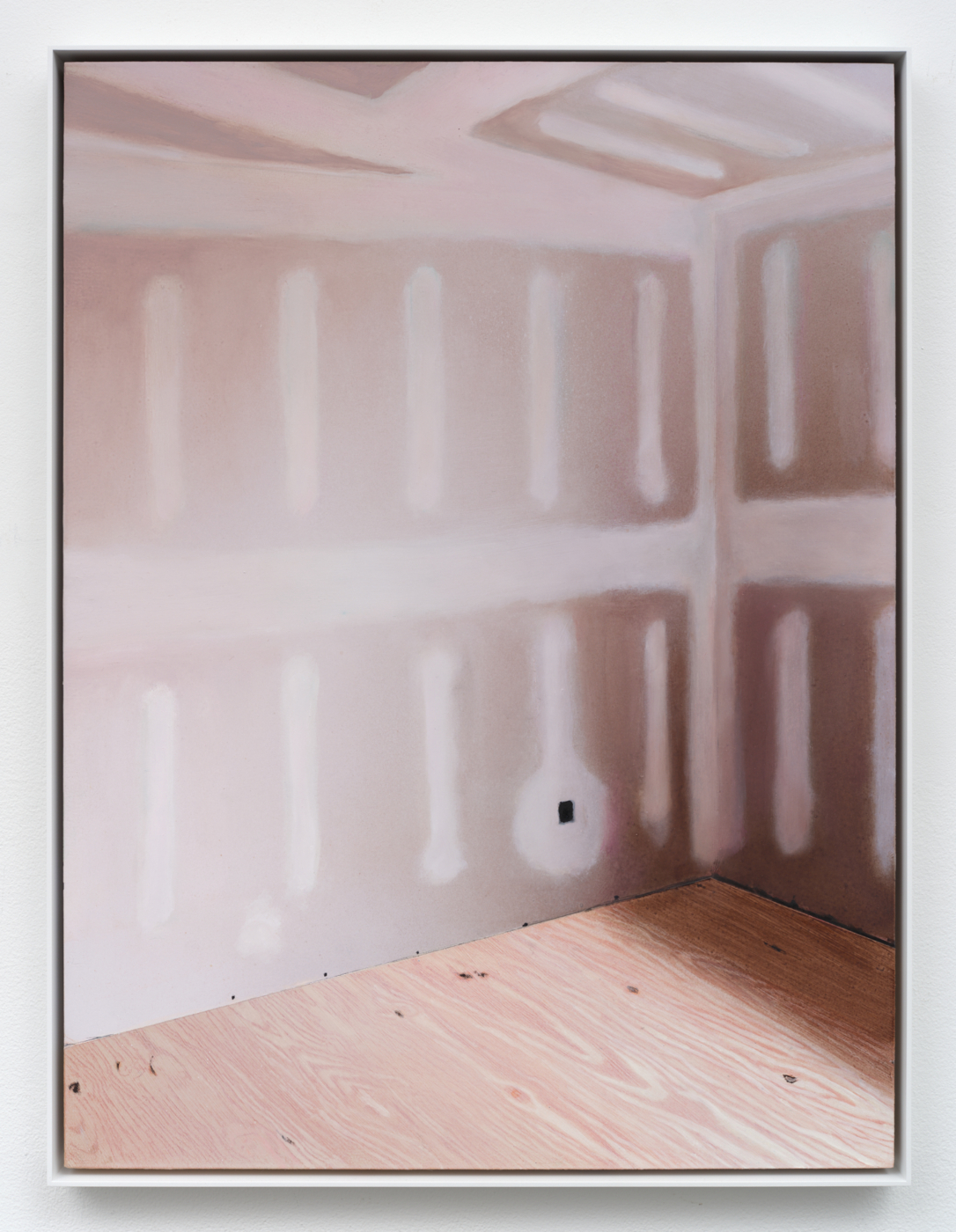 Untitled, 2025. Oil on aluminum panel, 28 x 21 in. (71.12 x 53.34 cm); 28 3/4 x 21 3/4 in. (73.02 x 55.24 cm) framed