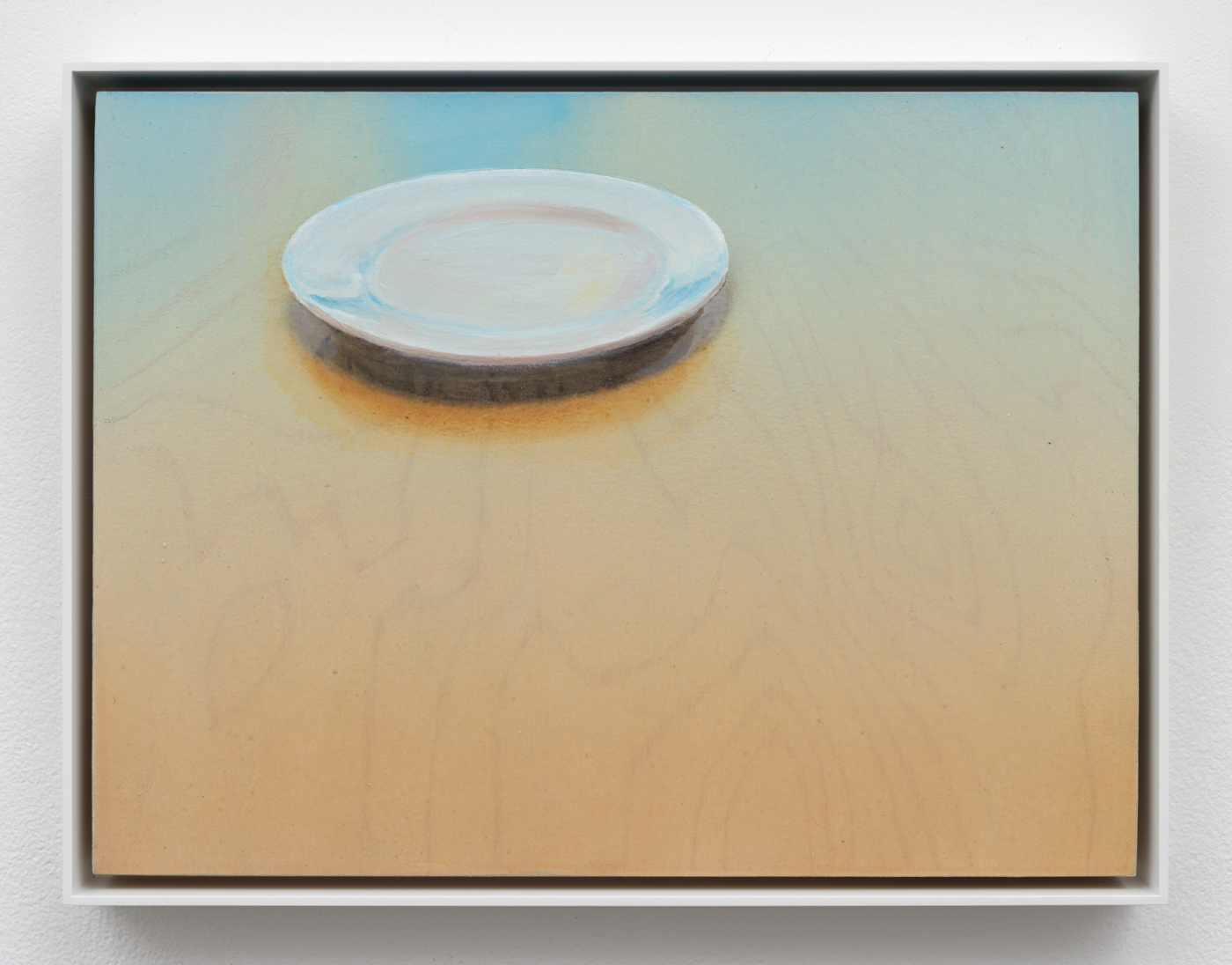 Untitled, 2025. Oil on aluminum panel, 10 1/2 x 14 in. (26.67 x 35.56 cm); 11 1/4 x 14 3/4 in. (28.57 x 37.47 cm) framed