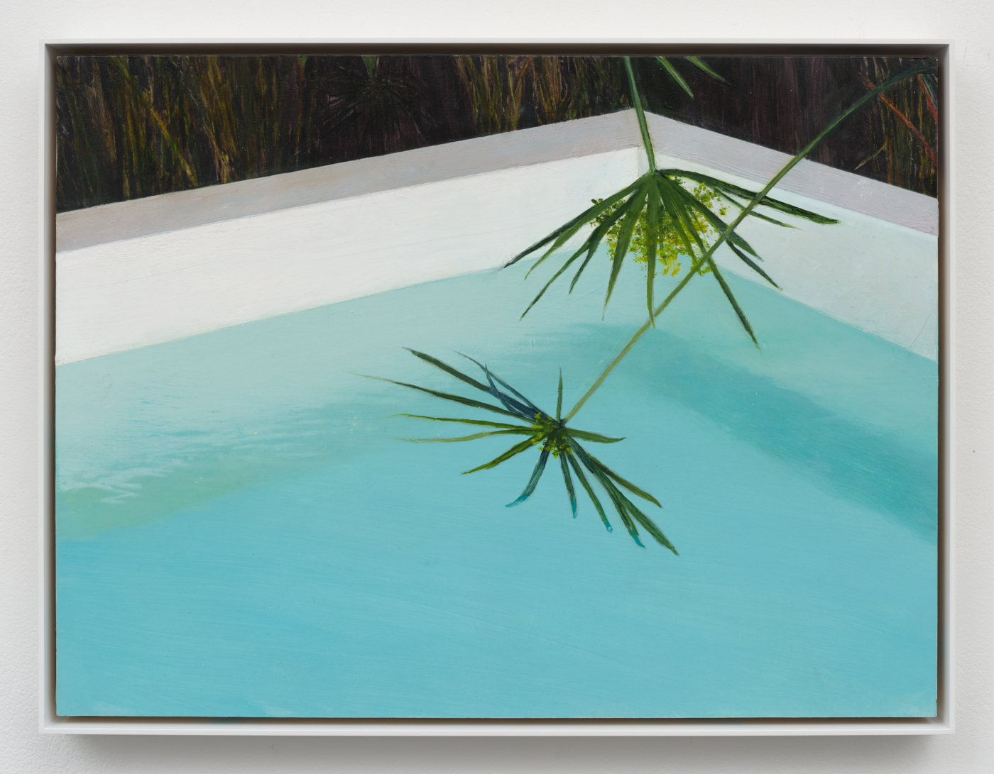 Untitled, 2025. Oil on aluminum panel, 15 x 20 in. (38.10 x 50.80 cm); 15 3/4 x 20 3/4 in. (40.01 x 52.70 cm) framed