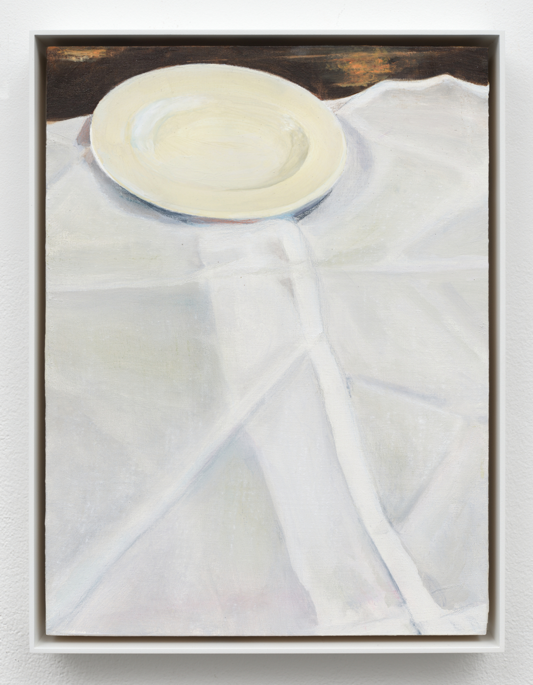 Untitled, 2025. Oil on aluminum panel, 14 x 10 1/2 in. (35.56 x 26.67 cm); 14 3/4 x 11 1/4 in. (37.47 x 28.57 cm) framed