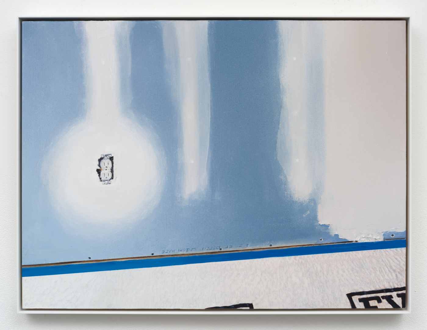 Untitled, 2026. Oil on aluminum panel, 22½ x 30 in. (57.15 x 76.20 cm); 23 1/4 x 30 3/4 in. (59.05 x 78.11 cm) framed