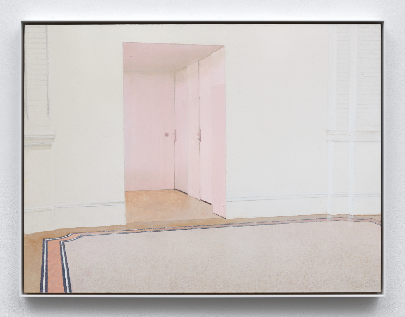 Untitled, 2026. Oil on aluminum panel, 22½ x 30 in. (57.15 x 76.20 cm); 23 1/4 x 30 3/4 in. (59.05 x 78.11 cm) framed