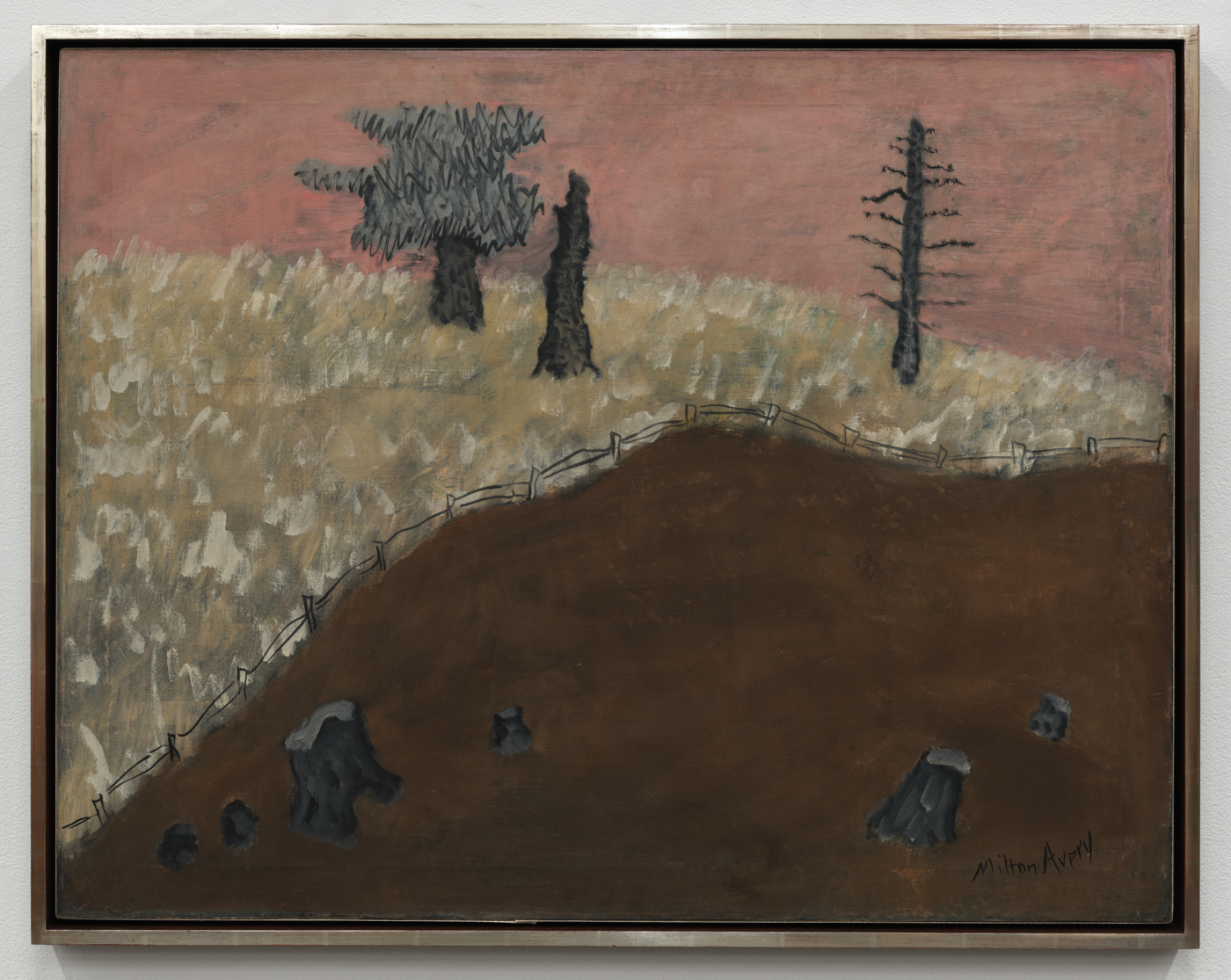 Burned Forest by the Sea, 1939. Oil on canvas, 28 x 36 in. (71.12 x 91.44 cm), 29 5/8 x 37 1/2 in. (75.25 x 95.25 cm) framed