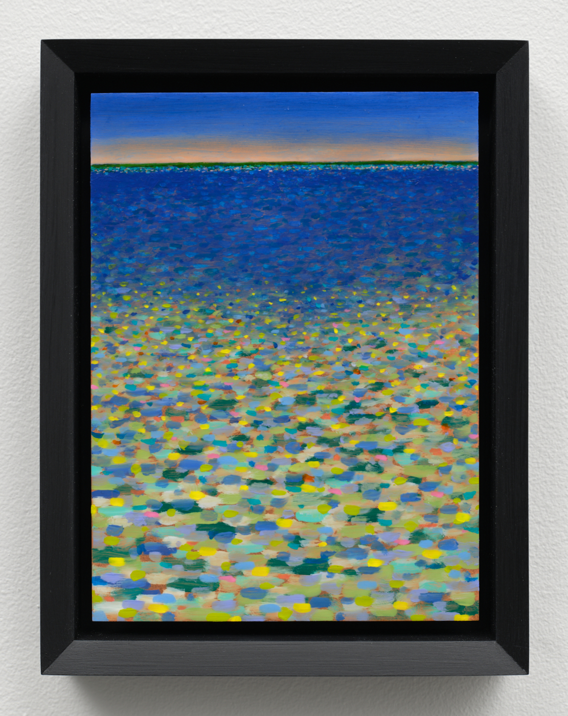 Nicolas Party, Sunrise, 2025. Oil on copper, 5⅞ x 4⅜ in. (15 x 11 cm), 7 x 5 3/8 in. (17.78 x 13.65 cm) framed
