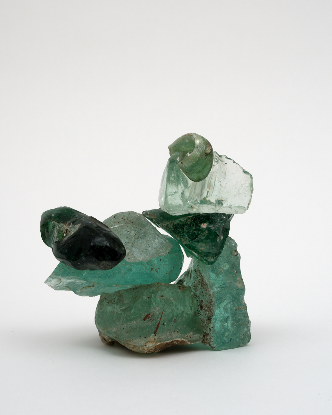 Untitled, 2010-13. Glass, 5¾ x 5½ x 5½ in. (14.61 x 13.97 x 13.97 cm)