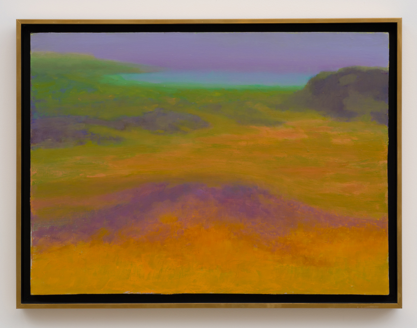 Seascape, 2009. Oil on canvas, 22 x 30 in. (55.88 x 76.20 cm); 24 x 32 1/8 in. (60.96 x 81.61 cm) framed