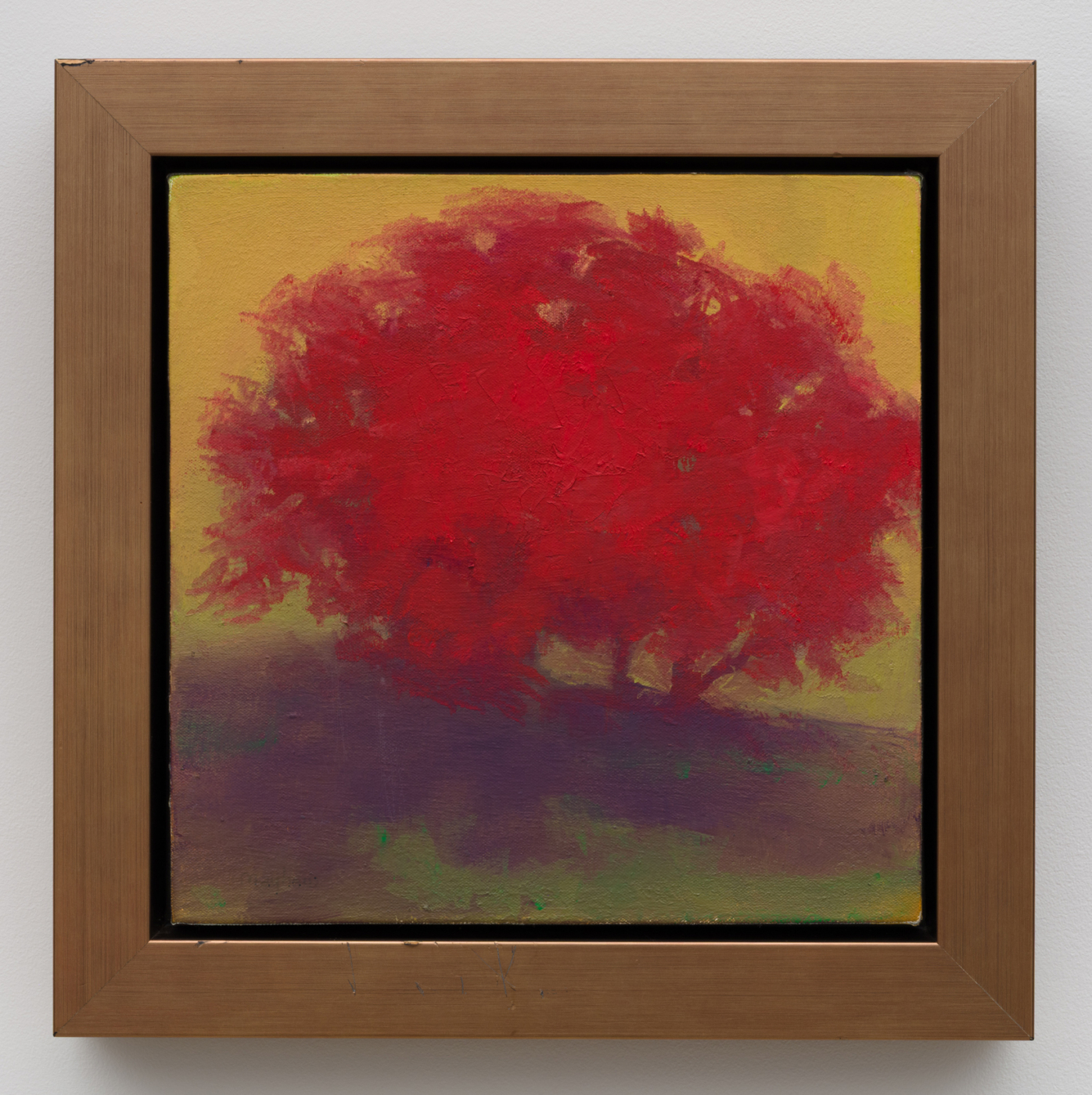 Momento, 2010. Oil on canvas, 12 x 12 in. (30.48 x 30.48 cm); 15 5/8 x 15 5/8 in. (39.70 x 39.70 cm) framed