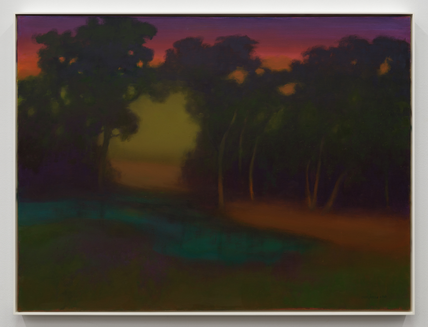 Serenity, 2018. Oil on canvas, 36 x 48 in. (91.4 x 121.9 cm); 36 7/8 x 48 7/8 in. (93.68 x 124.16 cm) framed