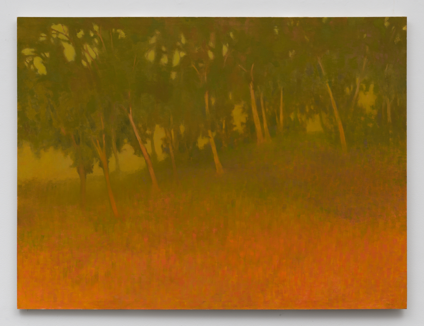 Fox Run, 1988. Oil on canvas, 53 x 72 in. (134.62 x 182.88 cm)