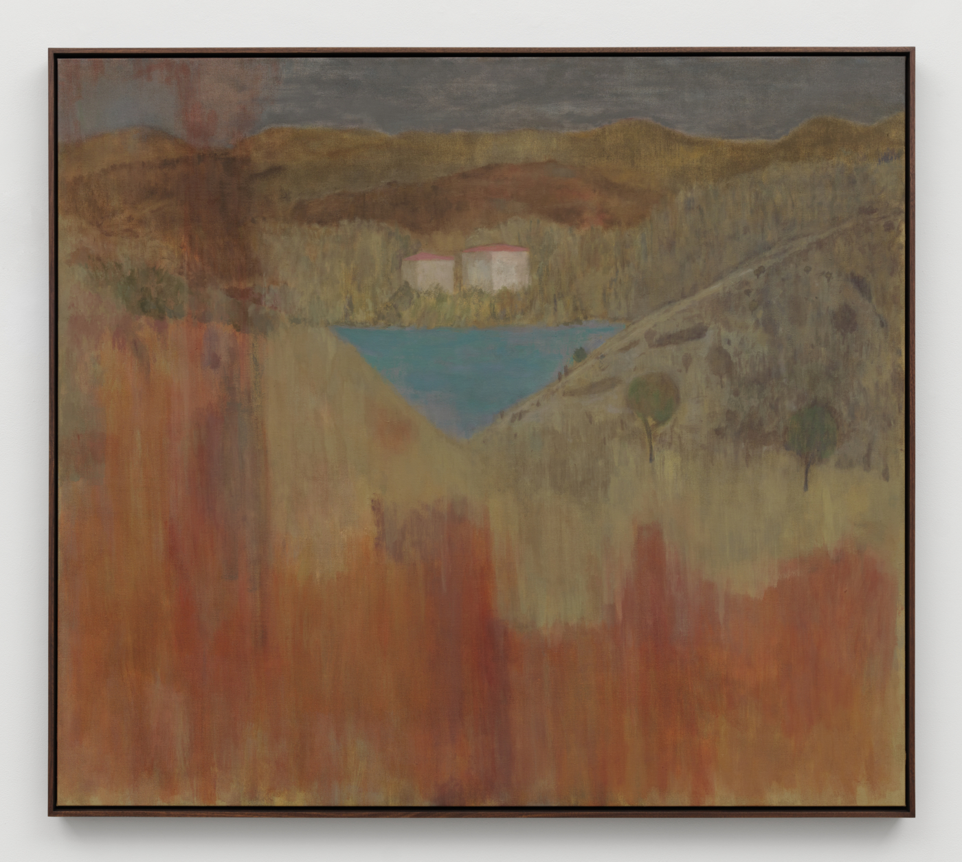 Untitled, 2026. Oil on linen, 45¼ x 51⅛ in. (115 × 130 cm); 46 1/2 x 52 1/4 in. (118.11 x 132.72 cm) framed