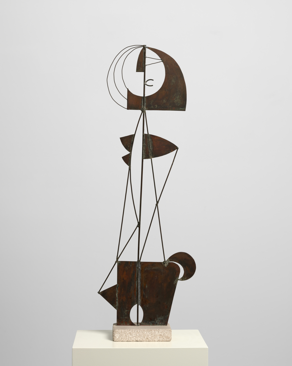 Untitled, 1946. Copper, 36 3/4 x 12 5/8 x 4 3/8 in. (93.34 x 32.07 x 11.11 cm) overall