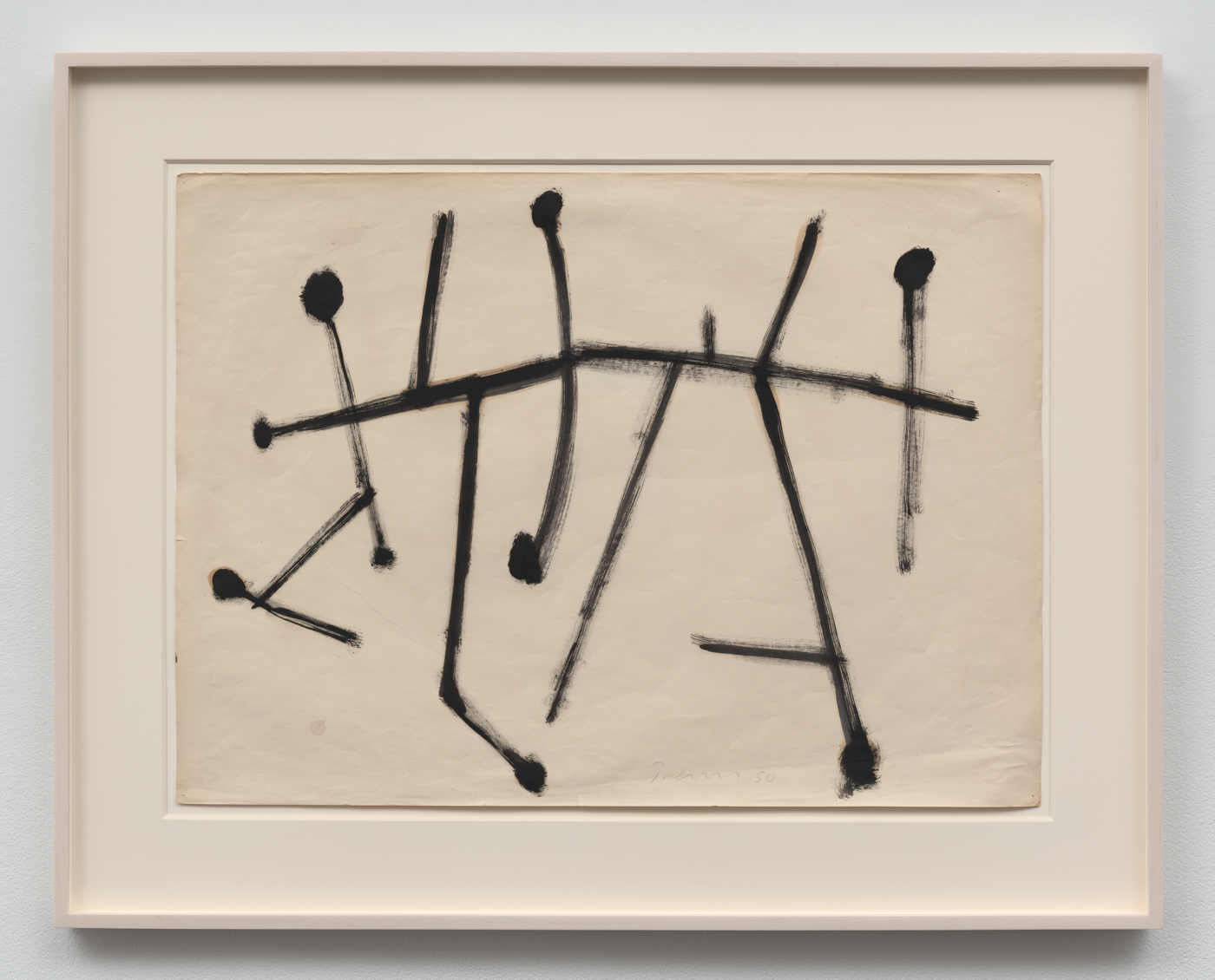 Horse, 1950. Paint on paper, 22 x 30 1/8 in. (55.88 x 76.52 cm); 30 1/4 x 38 1/4 in. (76.83 x 97.16 cm) framed