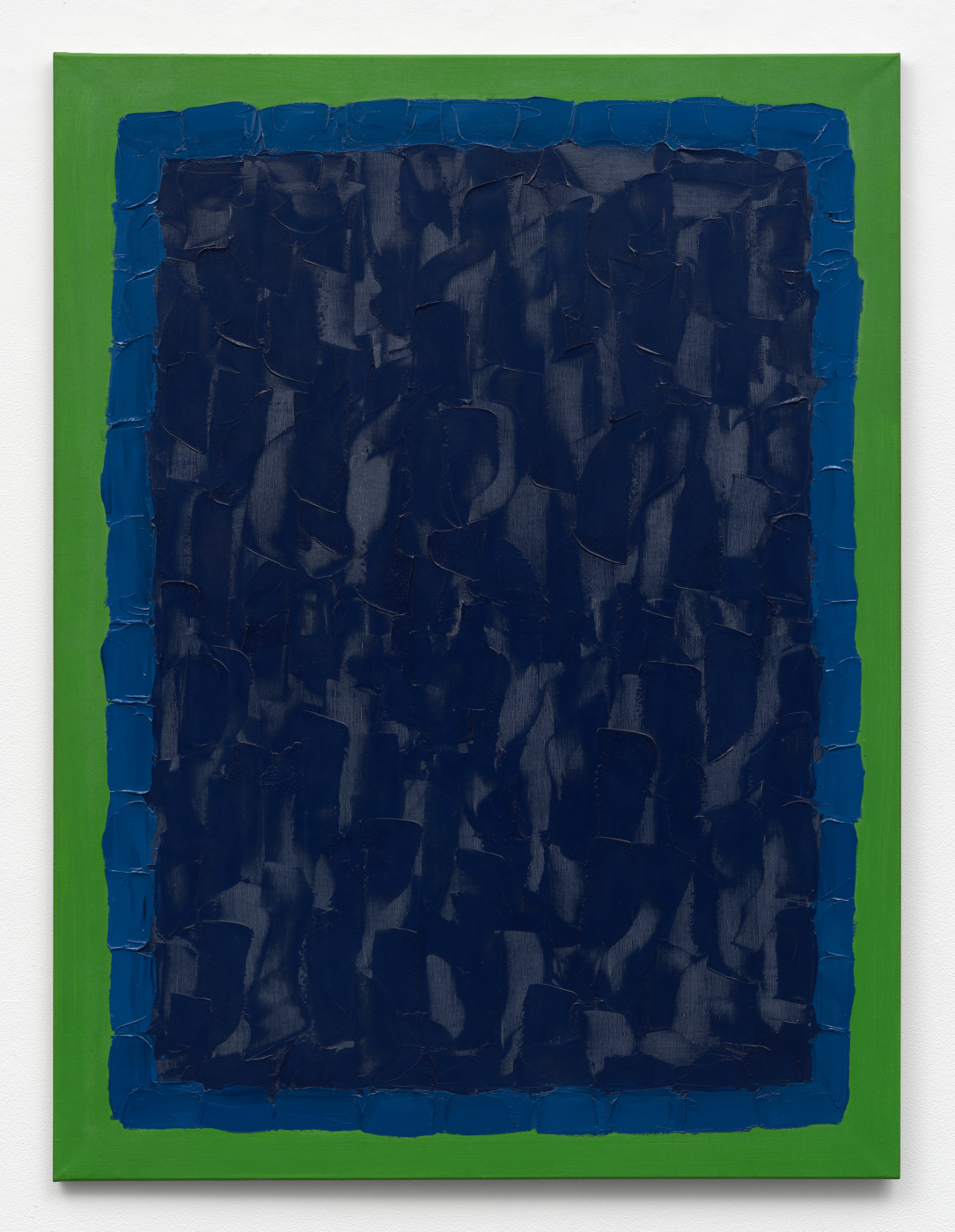 Untitled (Green/Blue/Dk Blue), 1957. Oil on canvas, 60 x 45⅛ in. (152.40 x 114.63 cm)