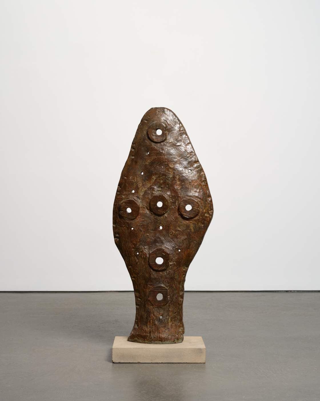 Source, 1958. Bronze and stone, 51 1/2 x 21 1/2 x 3 1/2 in. (130.81 x 54.61 x 8.89 cm) overall