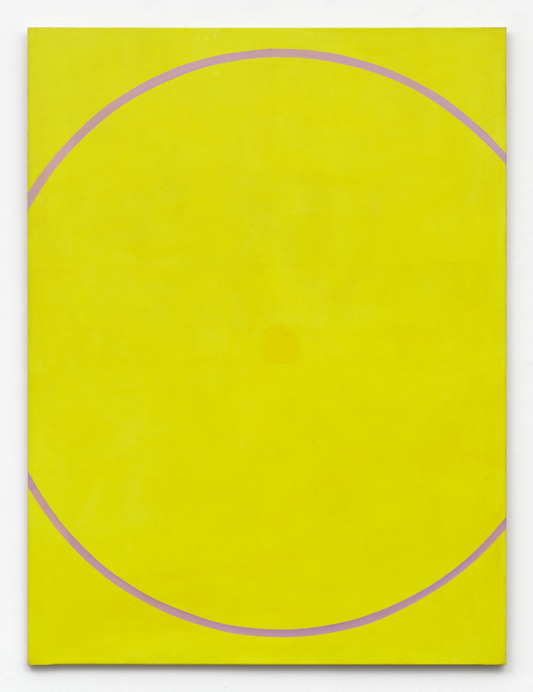 Untitled (Yellow Violet Arc), 1962. Oil on canvas, 80 x 60 in. (203.20 x 152.40 cm)