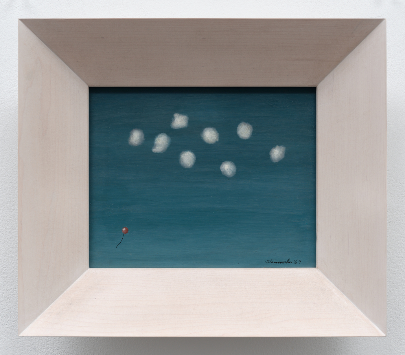 Gertrude Abercrombie, Home Run at White Sox Park, 1964. Oil on Masonite, 7¾ x 9⅝ in. (19.68 x 24.46 cm); 12⅛ x 14½ in. (30.81 x 36.83 cm) framed