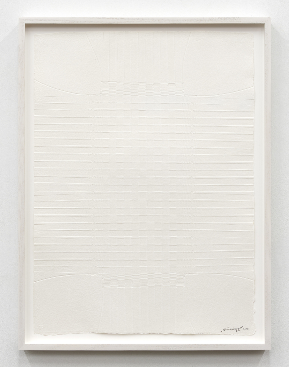 Untitled, 2023. Basket relief print, 29½ x 21¾ in. (74.93 x 55.24 cm); 32⅜ x 24½ in. (82.25 x 62.23 cm) framed
