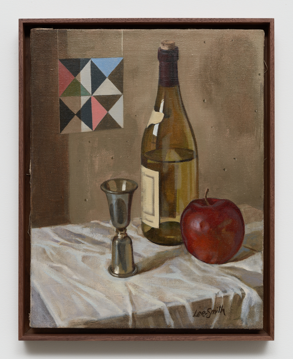 Offering II, 1981. Oil on canvas, 18 x 14 in. (45.72 x 35.56 cm); 19 1/4 x 15 1/4 in. (48.89 x 38.73 cm) framed © 2026 Estate of Hughie Lee-Smith / Artists Rights Society (ARS), NY