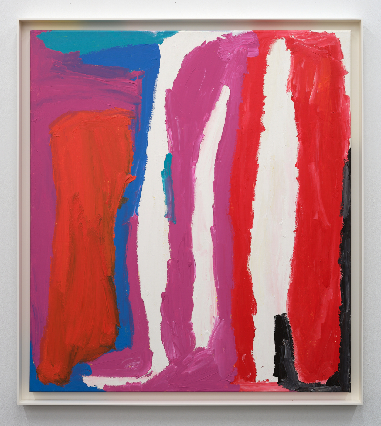 Kombali, 2008. Acrylic on linen, 53¾ x 47⅞ in. (136.53 x 121.62 cm); 57¼ x 51⅜ in. (145.41 x 130.51 cm) framed