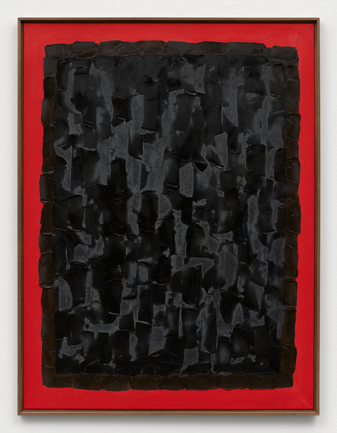Untitled (Red/Umber/Black), 1957. Oil on canvas, 59⅞ x 45⅛ in. (152.10 x 114.63 cm); 61 1/2 x 46 3/4 in. (156.21 x 118.75 cm) framed