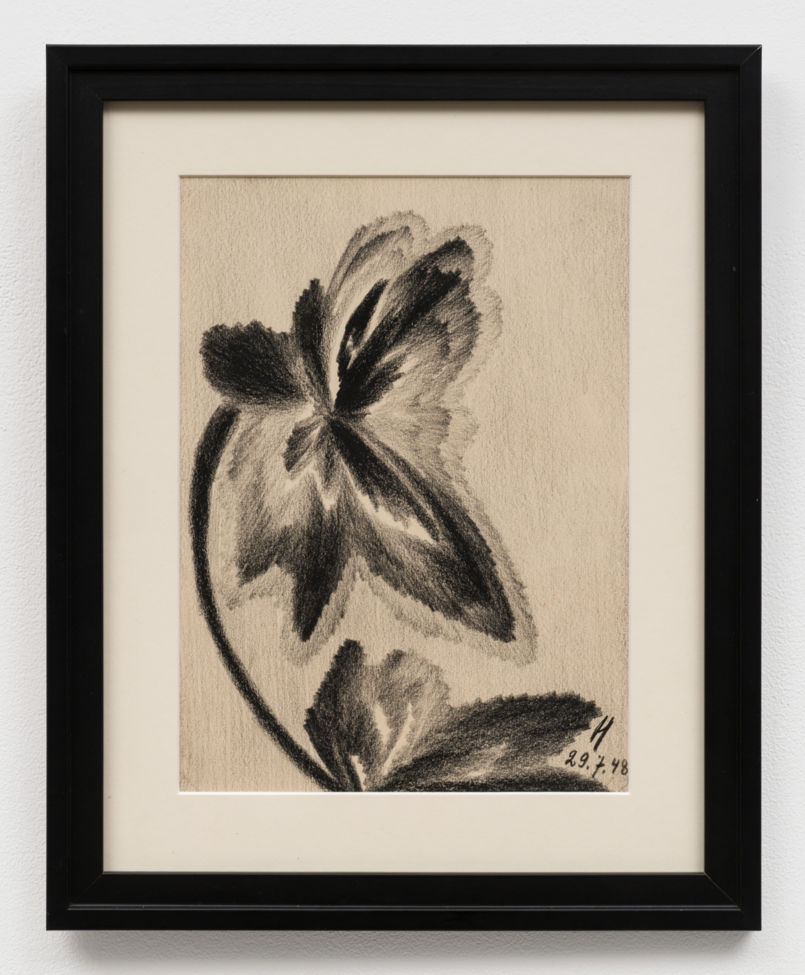 Aleksandra Ionowa, Untitled, 1948. Colored pencil on paper, 11 x 8¼ in. (28.00 x 21.00 cm); 15 1/2 x 12 5/8 x 5/8 in. (39.50 x 32.00 x 1.60 cm) framed