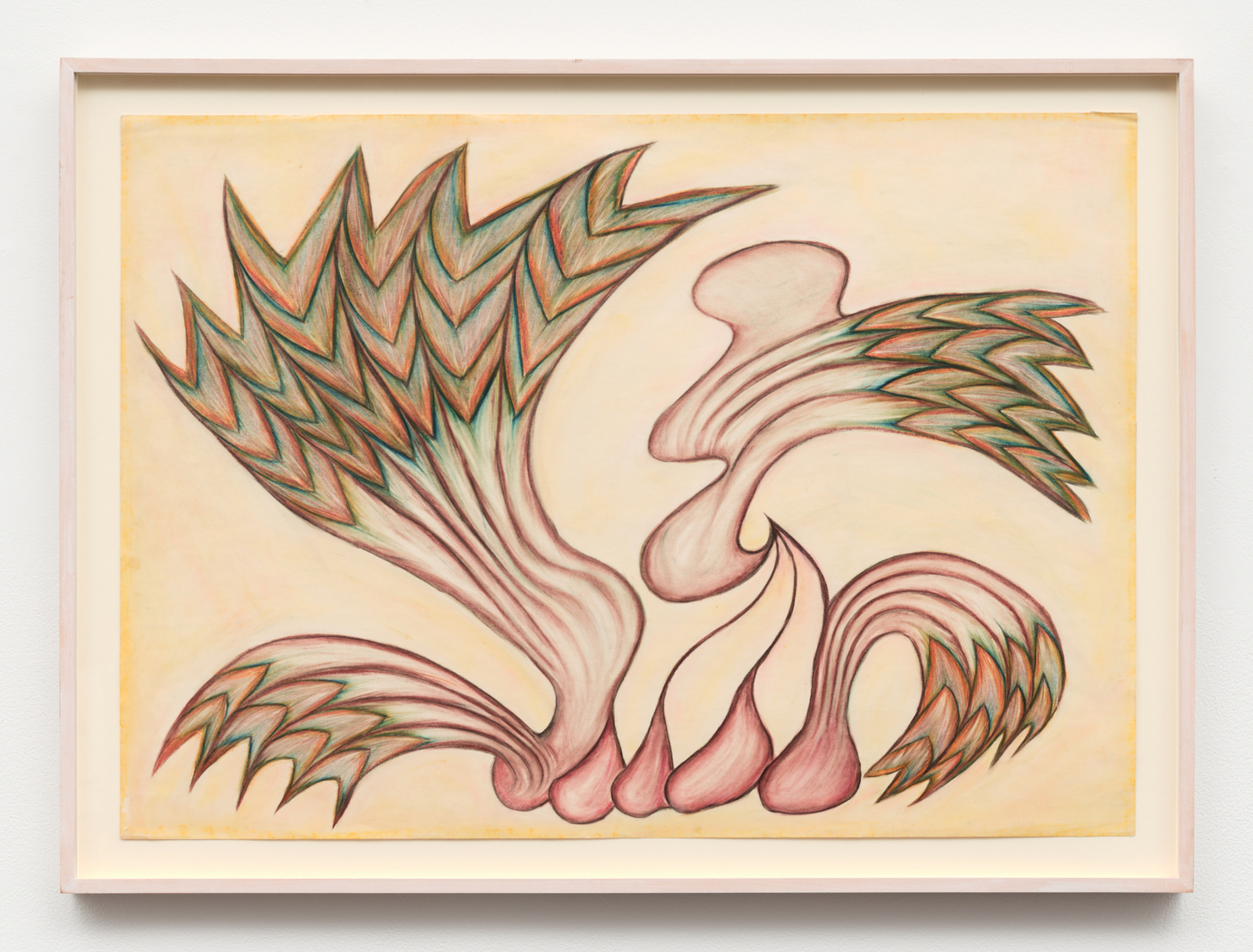 Anna Zemánková, Untitled, c. 1960s. Pastel on paper, 24¾ x 34¾ in. (62.87 x 88.27 cm); 28⅜ x 38½ x 1½ in. (72.09 x 97.79 x 3.81 cm) framed