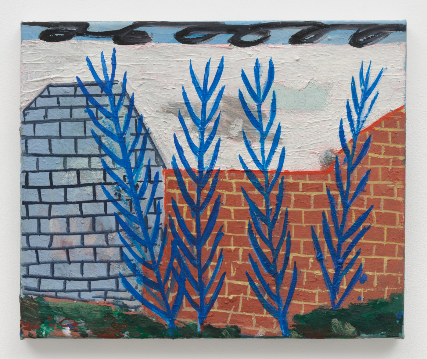 Rempart, 2025. Oil on linen, 12 5/8 x 15 3/8 in. (32.00 x 39.00 cm)