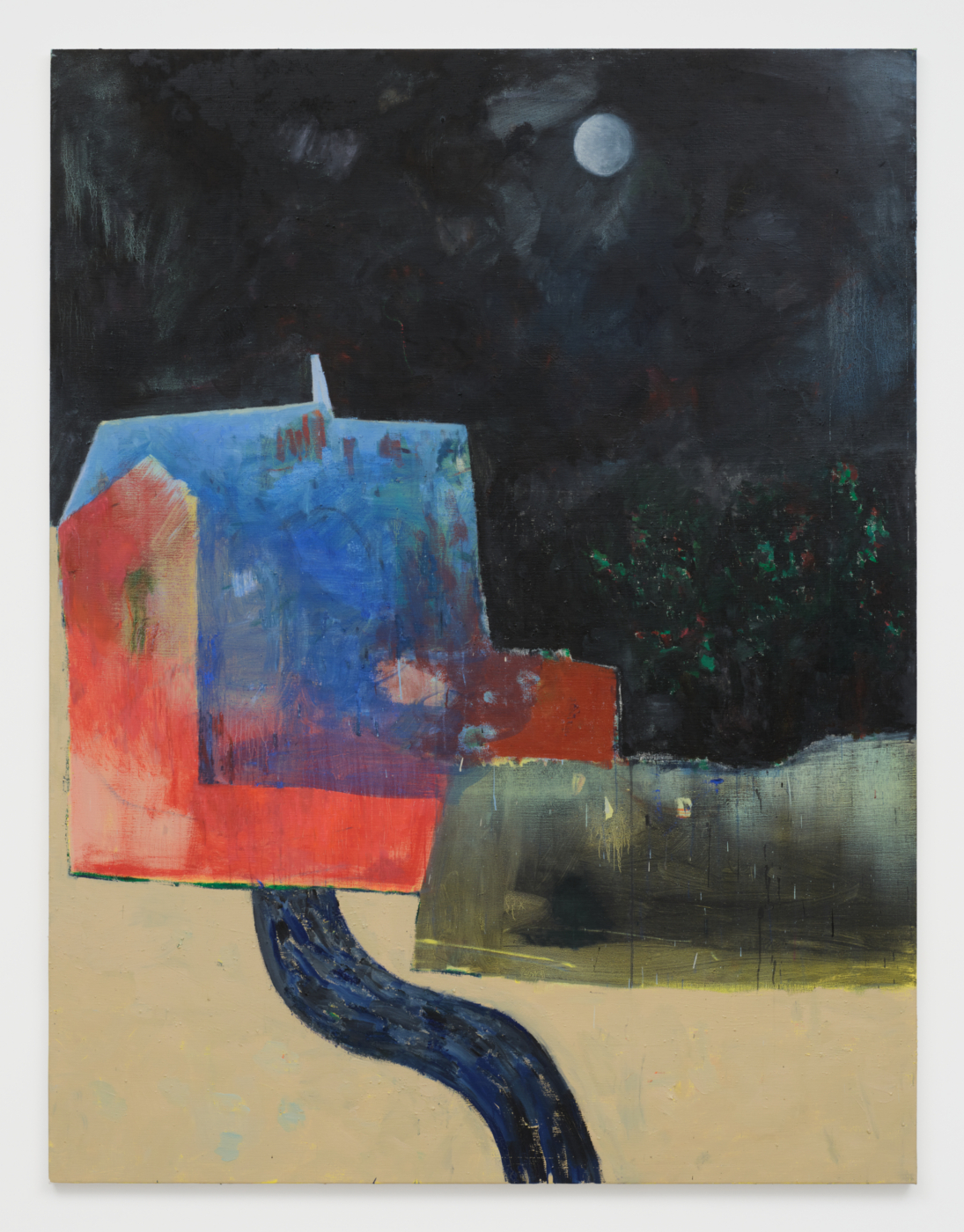 Twilight, 2026. Oil on canvas, 87¼ x 66¼ in. (221.62 x 168.28 cm)