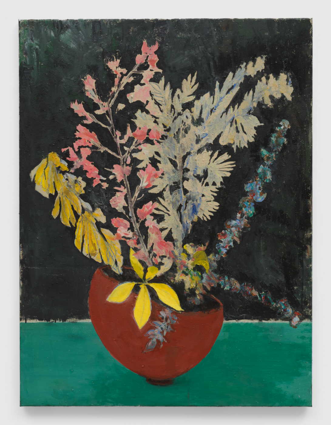 Neuf février deux mille vingt six, 2026. Oil on linen, 36 1/4 x 27 1/2 in. (92.00 x 70.00 cm)