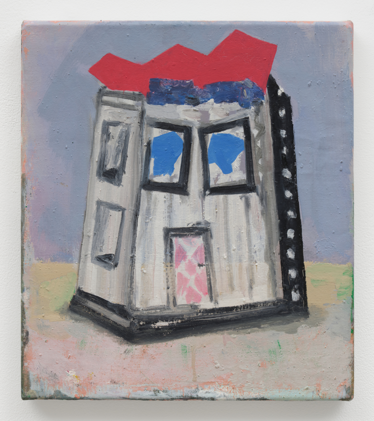 La Casa Di Louise, 2026. Oil on canvas, 12 5/8 x 11 in.(32 x 28 cm)