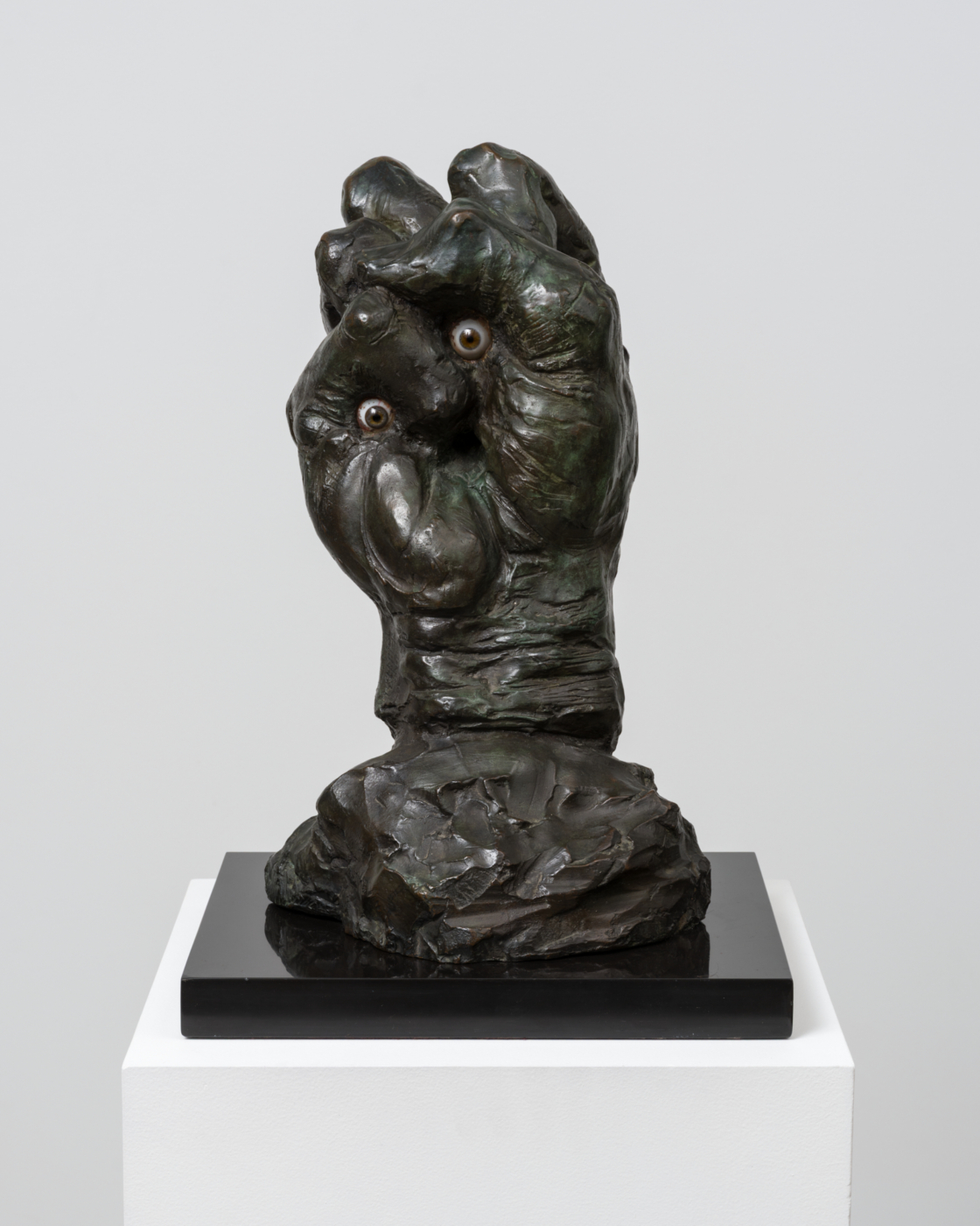 Enrico Donati, Fist, 1947. Bronze, and glass eyes, 15¾ x 10½ x 10 in. (40.01 x 26.67 x 25.40 cm)