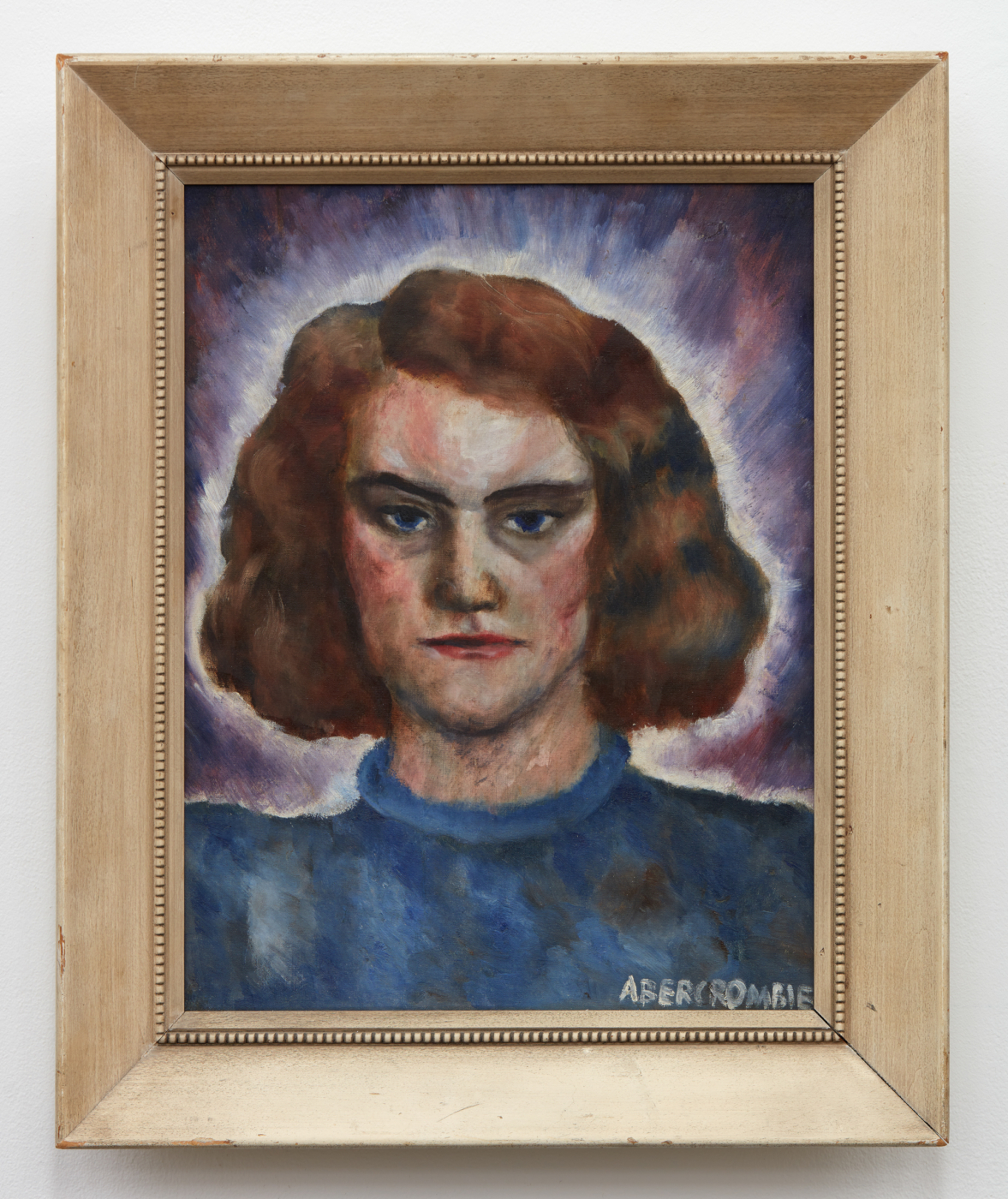 Gertrude Abercrombie, Self Portrait, 1935. Oil on canvas, 17 x 13 in. (43.2 x 33 cm); 21½ x 17½ in. (54.6 x 44.5 cm) framed