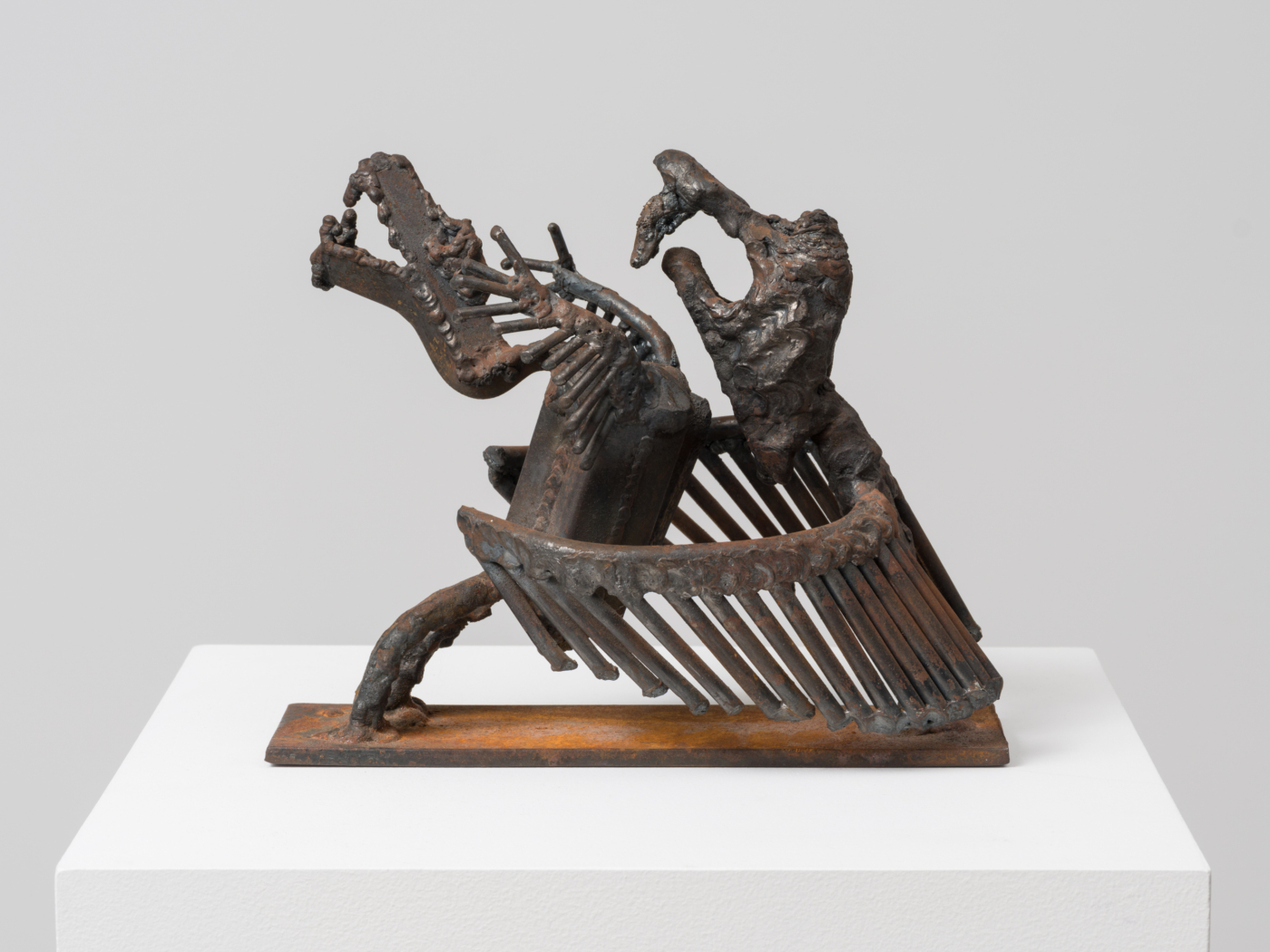 George Herms, Steel Sculpture, 1960. Steel, 8¼ x 6 x 10 in. (20.96 x 15.24 x 25.40 cm)
