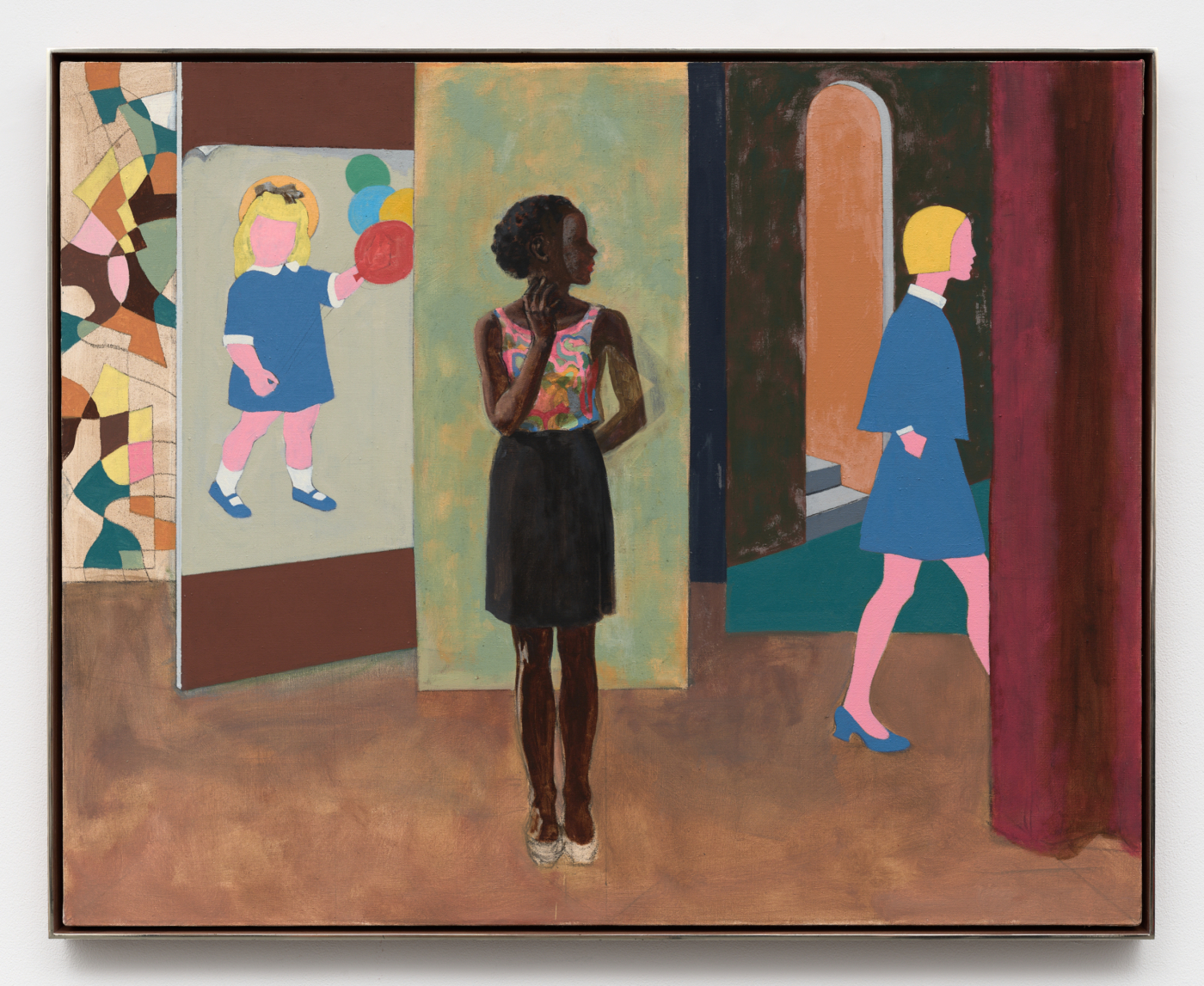 Hughie Lee-Smith, Untitled, c. 1998. Oil on canvas, 40 1/8 x 50 1/8 in. (101.93 x 127.33 cm); 41⅜ x 51⅜ in. (105.11 x 130.51 cm) framed