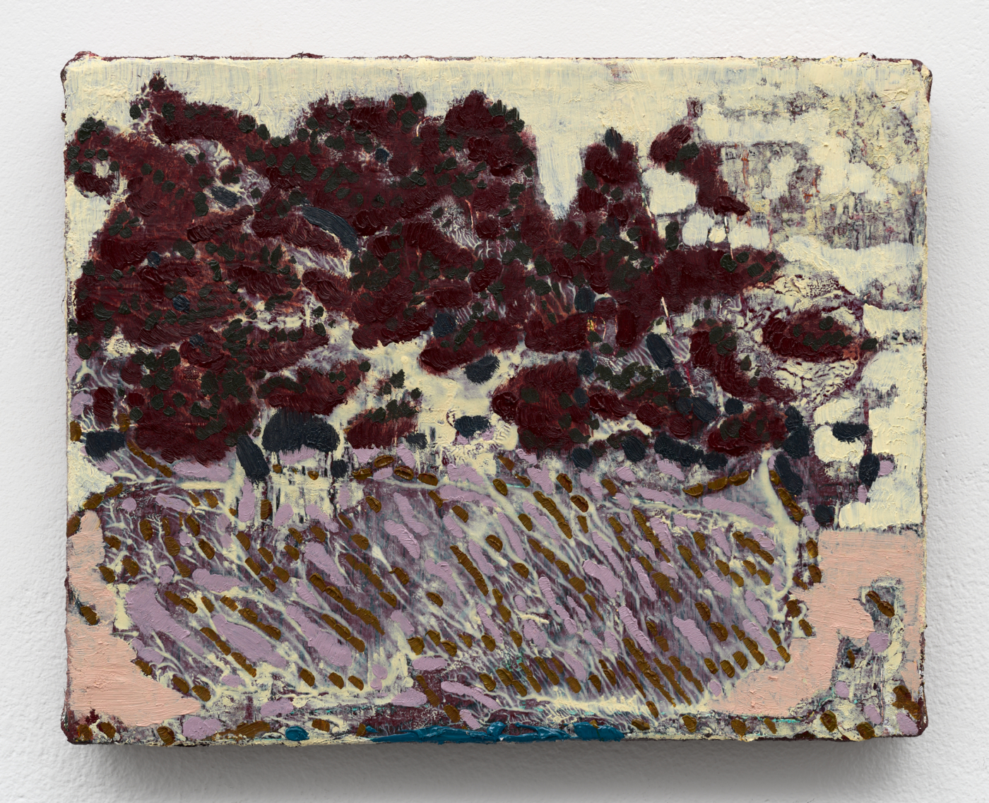 Jacob Littlejohn, The Worst of the Effects of the Fresh Air, 2025–26. Oil on canvas, 8 x 10 in. (20.32 x 25.40 cm)