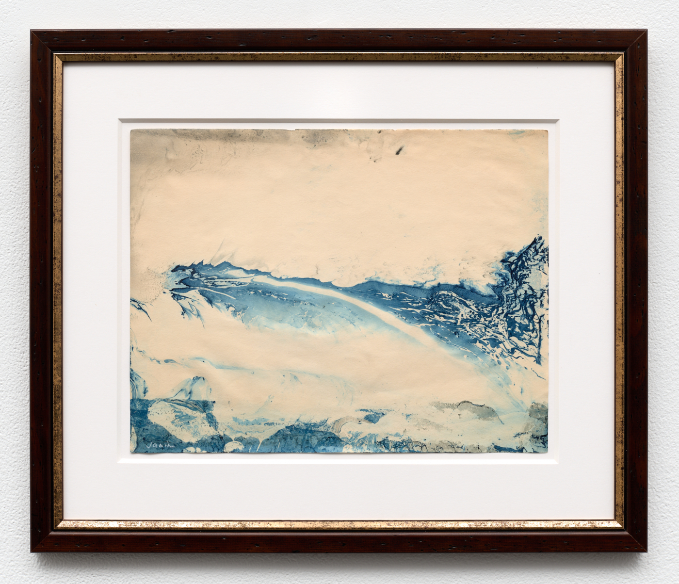 Louise Janin, Cosmogramme, 1953-65. Mixed media on paper, 9⅜ x 12¼ in. (23.83 x 31.12 cm); 15¼ x 18 x ⅝ in. (38.73 x 45.72 x 1.60 cm) framed